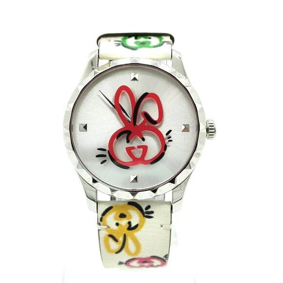 Gucci Watch 38mm Women's Silver X Whites 520-051925 - Picture 1 of 9